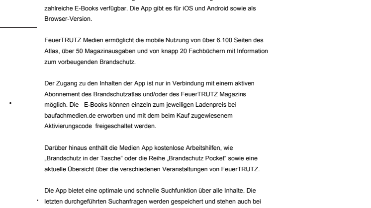 FeuerTRUTZ Medien – die mobile Brandschutzbibliothek