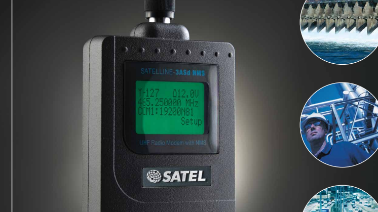 SATEL radiomodem applikationer med SATELLINE modem