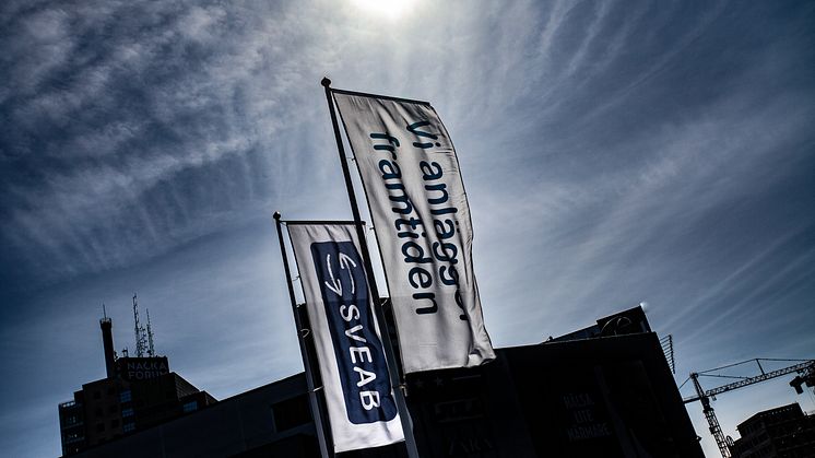 SVEAB Anläggning utför brokonstruktion vid kvarteret Snäckan