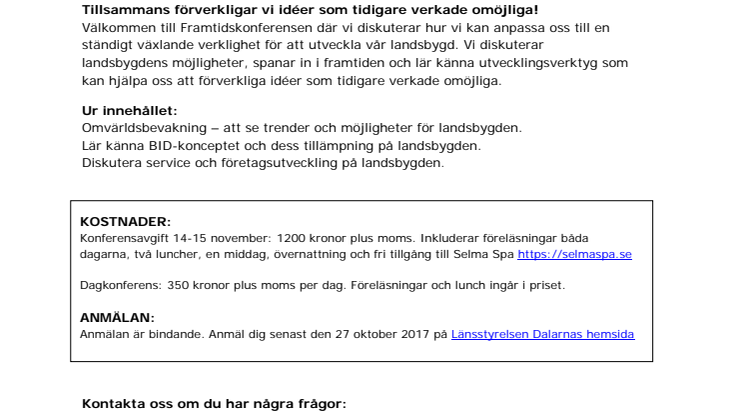 Framtidskonferens i Sunne