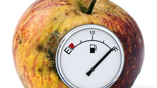 På 10 kg matavfall kan man köra 1,9 mil. 