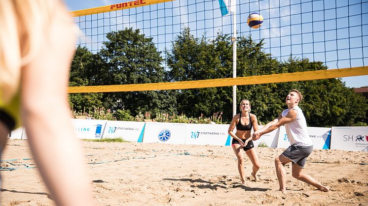 Beachvolleyball Segelcamp