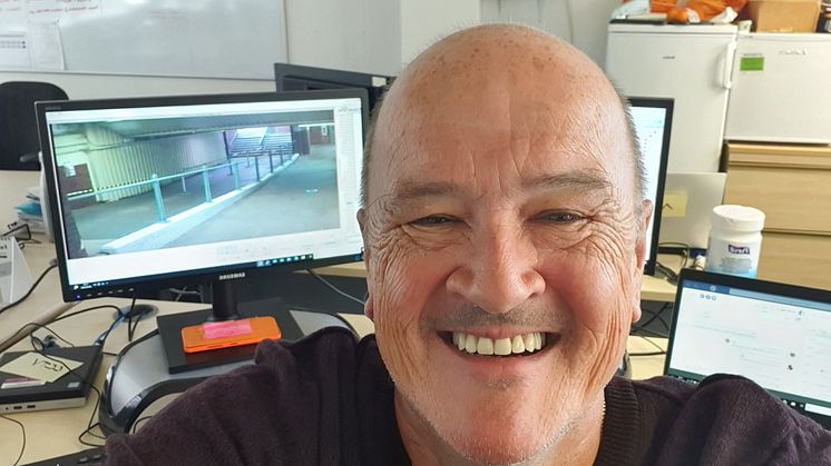 CCTV volunteer Colin Latimer