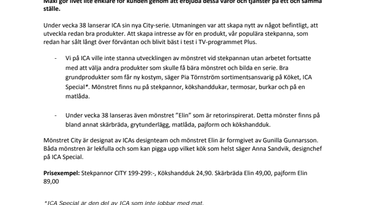 Köketsatsning på ICA