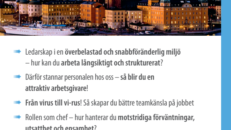 Konferensprogrammet