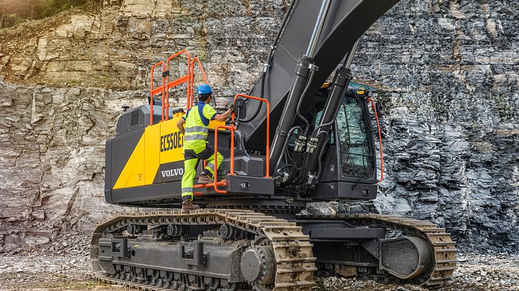 Volvo EC530E och EC550E - komfort och säkerhet