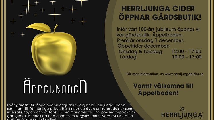 Annons Äppelboden