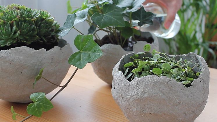 Skulptera fina skålar i betong