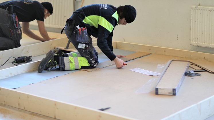 Premiär för nya Branschskolan Golv