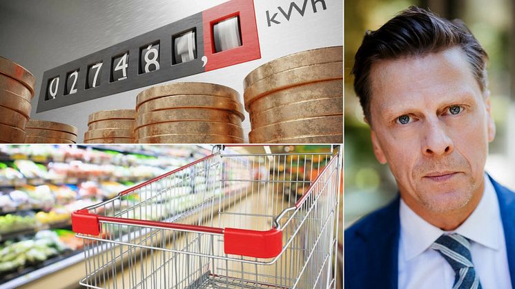 Carl Eckerdal, chefekonom på Livsmedelsföretagen, varnar för en svår vinter för både producenter och konsumenter