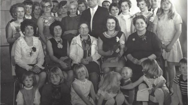 Morsdagfirande 60-tal Pensionärsföreningen Virkeäts arkiv