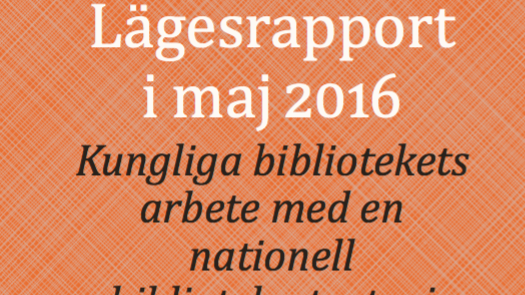 ​Första rapporten från sekretariatet för nationell biblioteksstrategi