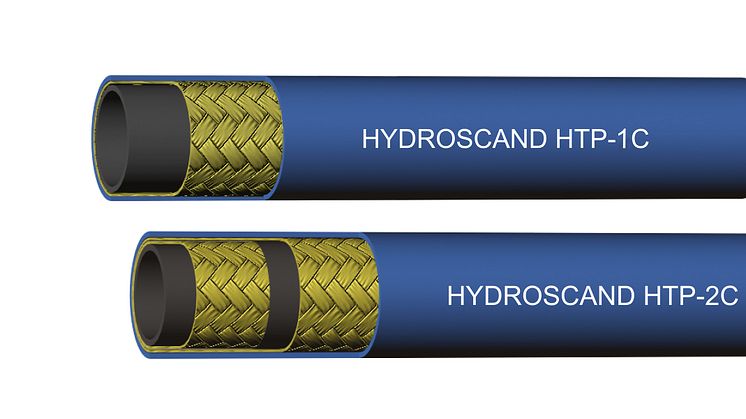 Hydroscands nya högtryckstvättslangar finns med ett eller två lager av stål, för olika tryck.