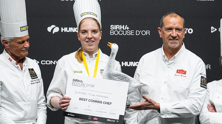 Thilda Mårtensson - bästa commis i Bocuse d'Or Europe 2022