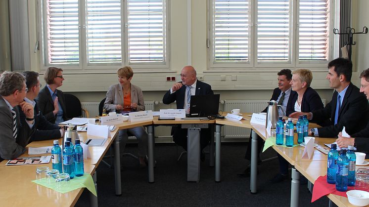 Brandenburgs Wissenschaftsministerin Dr. Martina Münch am 6. Juli 2016 zu Arbeitsbesuch an der Technischen Hochschule Wildau