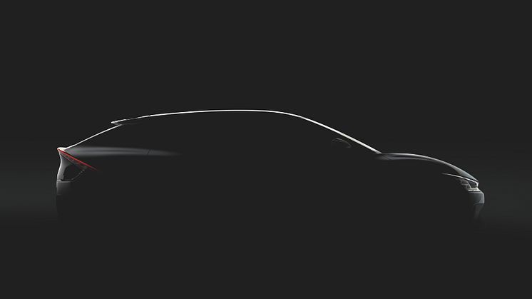 Kia ger förhandsglimt av  nya elbilen Kia EV6