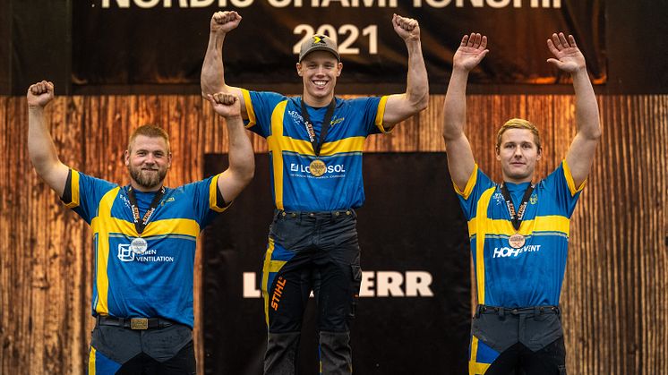 Ferry Svan försvarade Nordiska Mästartiteln i STIHL TIMBERSPORTS® och är därmed kvalificerad till VM