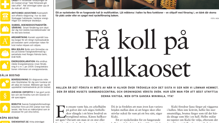  Inspiration: Hall, första sidan