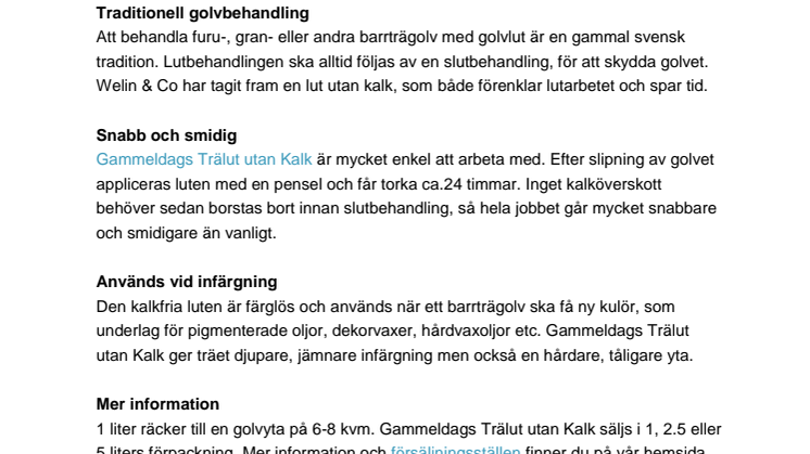 Luta trägolv snabbt och enkelt