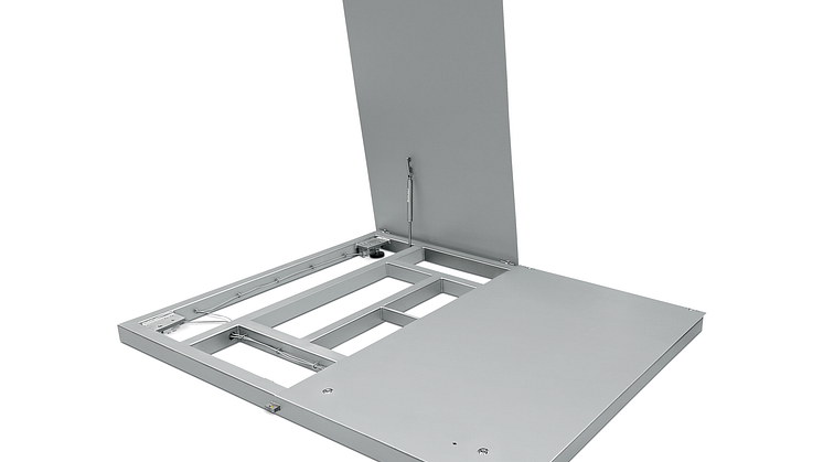 The MiNexx® 3000 floor scale has a hinged load plate, making it particularly easy to clean the interior.