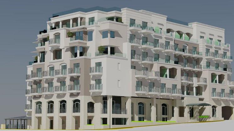 Illustration of the new Maritim Hotel Malta 
