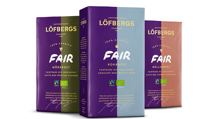 Rekordmycket Fairtrade-kaffe från Löfbergs