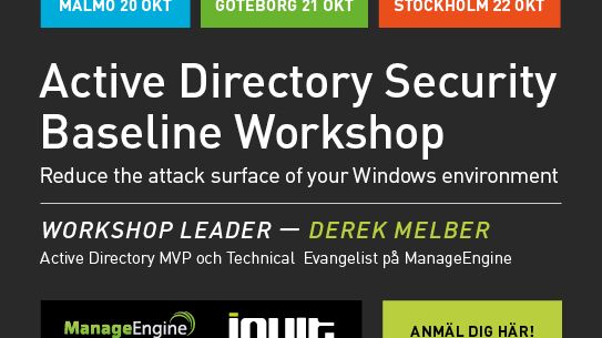 Active Directory Security Baseline Workshop [Stockholm]
