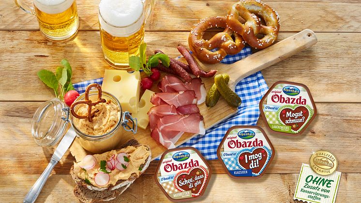 Sonderedition des Alpenhain Original Obazda steigert Vorfreude aufs Oktoberfest