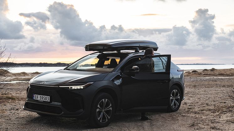 Sølv: Toyota med landets nest mest fornøyde kunder. Foto: Drone Nord. 