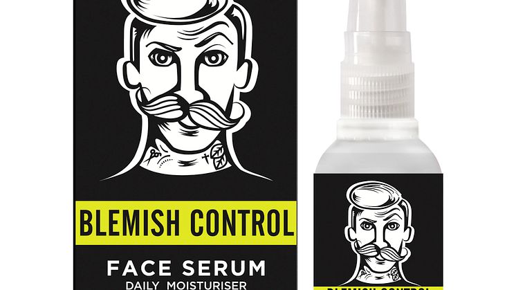 BARBER PRO Blemish Control Serum Bottle and Box