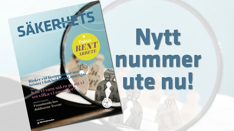 Säkerhetsinstallatören - Årets första nummer ute nu!