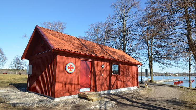 Invigning av RS Strängnäs med räddningsbåt och stationshus