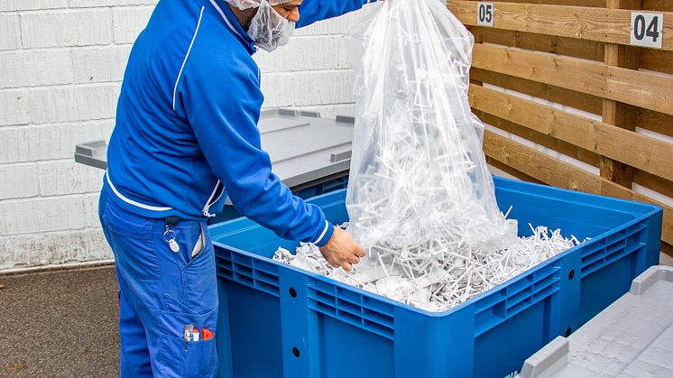 Plastvirksomheden Carmo A/S har på kun fire måneder sendt op mod 11 tons affaldsplast til materialegenvinding. Foto: Carmo A/S