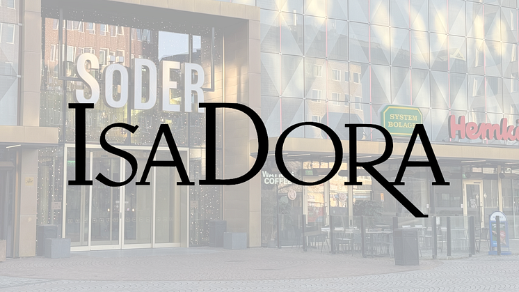 Det svenska skönhetsmärket IsaDora tar plats i SöDER gallerian och erbjuder en exklusiv outlet med erbjudanden på makeup och skönhetsprodukter.