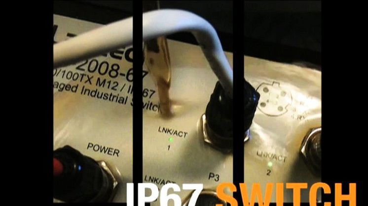 IPES-2208F-67: IP67 klassad ethernetswitch från Lantech