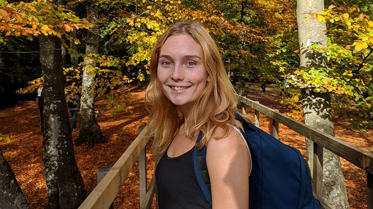 Linnea Gustafsson, 25 år från Hofterup, fick 23 650 kr i stipendium förra året.