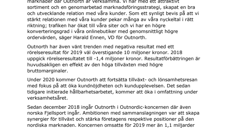 Outnorth gör rekordår