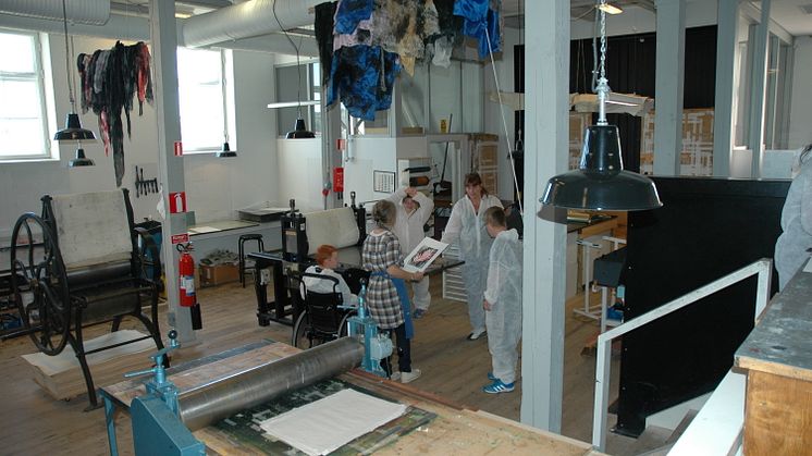 Grafikens Hus projekt VÄXA tillsammans med särskolan i Strängnäs