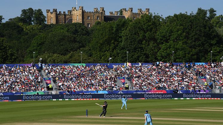 The Emirates Riverside hosting England against New Zealand in the ICC Cricket World Cup 2019 (Photo by Stu Forster-ICC/ICC via Getty Images)