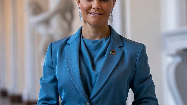 Kronprinsessan Victoria kommer utöver själva invigningen besöka flera andra programpunkter under sitt två dagar långa besök på H22 City Expo. Däribland FN:s konferens H22 +50 Sessions. Copyright Kungliga Hovstaterna, foto: Victor Ericsson 