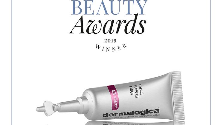 Rapid Reveal Peel vinnare av Årets Ansiktsvård, Swedish Beauty Awards 2019.