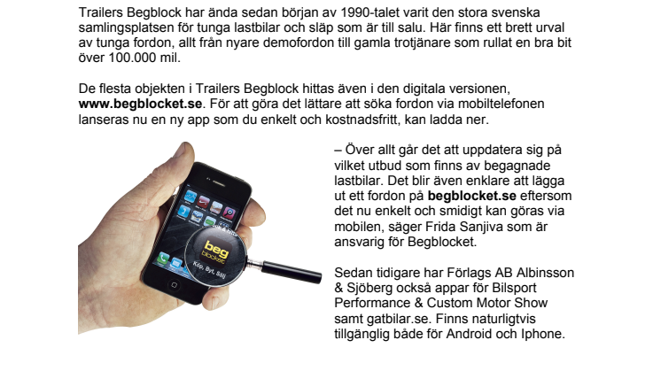 Begblocket.se på ny app