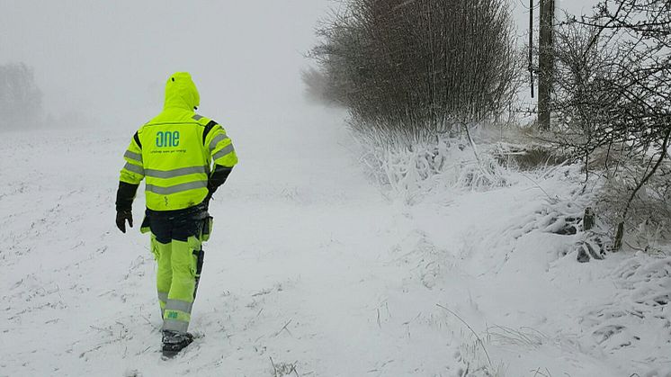 Nu har vi extra beredskap i södra Sverige  på grund av snöovädret.