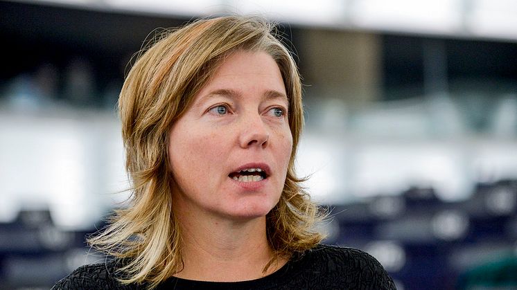 Malin Björk (V), EU-parlamentariker. (Foto: Europaparlamentet)