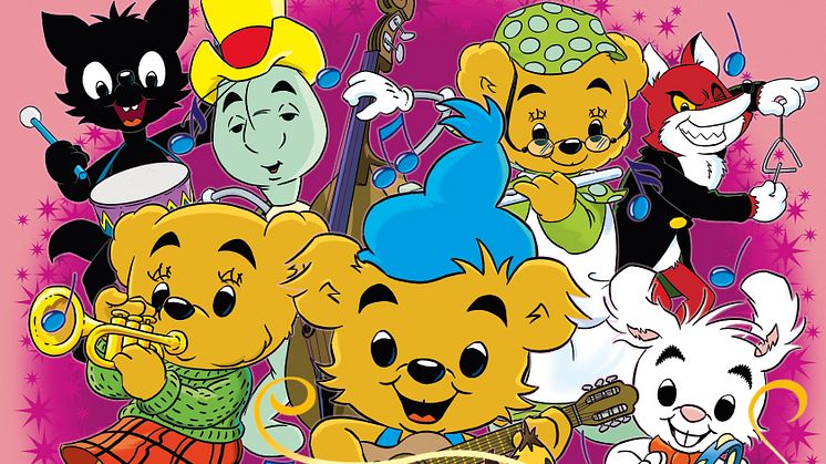 Bamses sång- och dansföreställning – pressbild. 