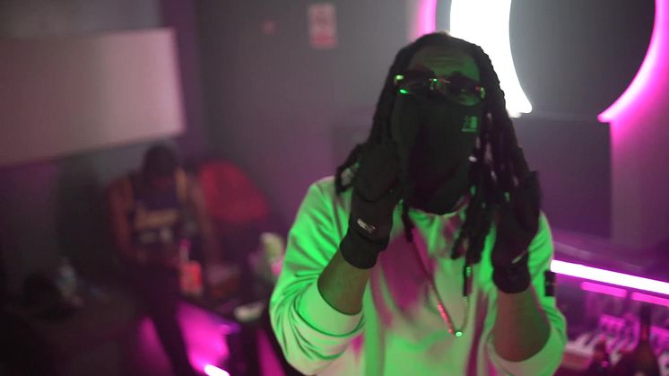 Clip from rap video