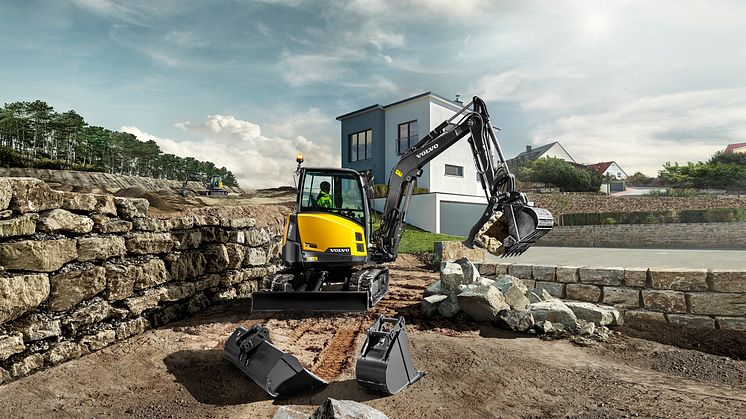 Volvo ECR50D har kraft när det behövs