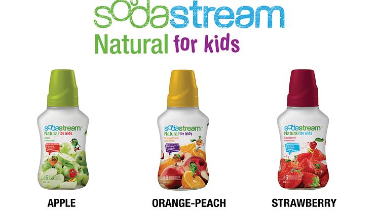 Nya naturliga, vitaminberikade smaker från SodaStream