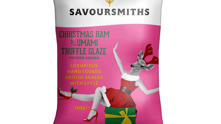 Knapriga chips med vegansk julskinka, umami och tryffel