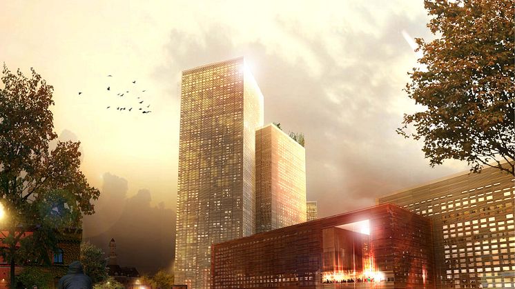 Förslag till ny kongressanläggning i Malmö ställs ut på Form/Design Center